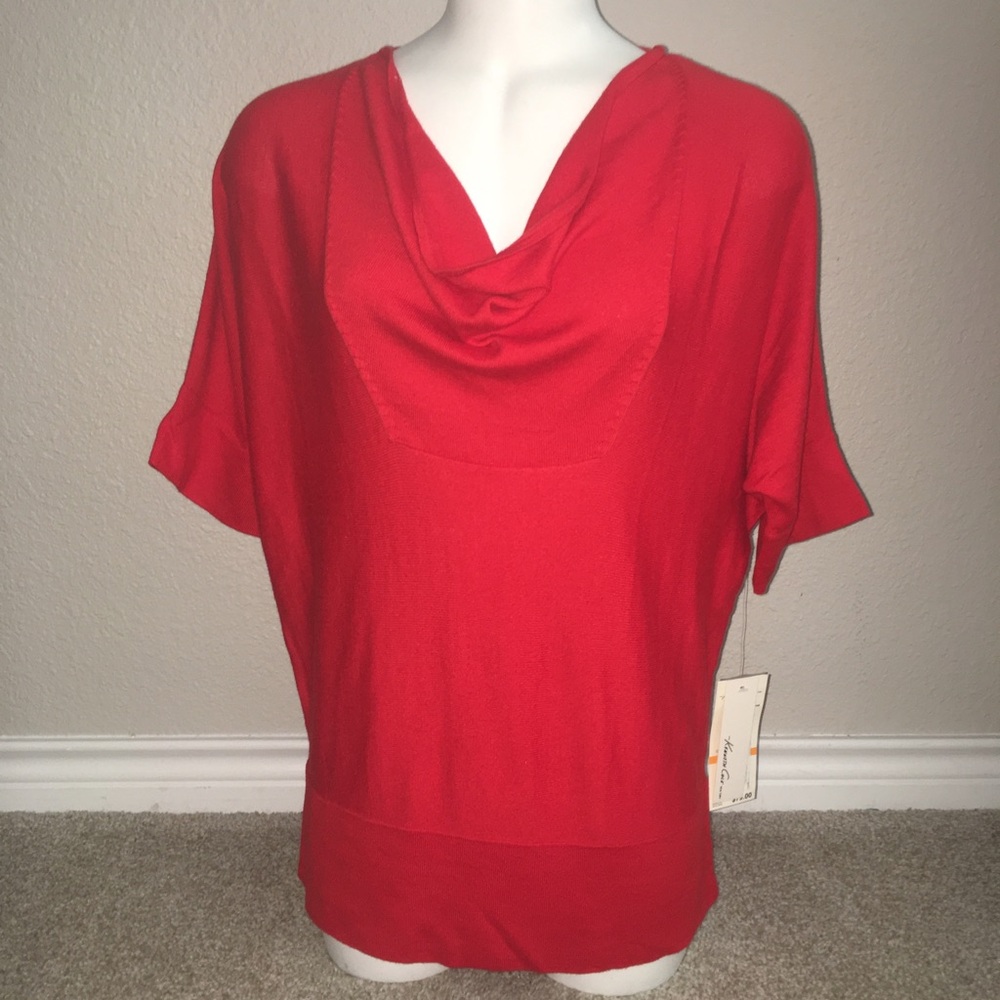 New Kenneth Cole Sweater Red Size Small